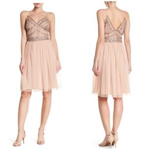Half off Original Price -Marina Beaded Blush Dress